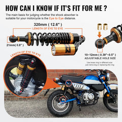 GZYF rear shock CNC aluminum reservoir closeup highlighting heat dissipation