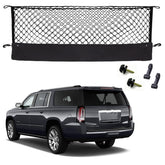 Hacyikee cargo net front packaging showing model compatibility and benefits