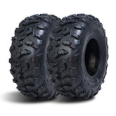 HALBERD front view of tire pair showing profile and reliable grip