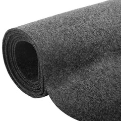 Halero front view of full 78x40 grey carpet panel showing coverage and fit
