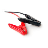 HALO bolt front view showing compact replacement jumper cables and EC5 plug, ready for emergencies