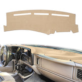 HanLanKa dashboard cover front overview showing full beige fit and improved appearance