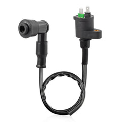HANQIMOTO ignition coil detail showing durable casing and reliable spark delivery