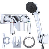 hansengroe front faucet view showing chrome finish and compact design for easy upgrades