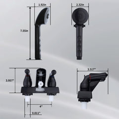 hansengroe handheld showerhead closeup emphasizing ergonomic grip and control