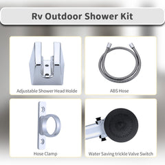 hansengroe handheld showerhead showcasing spray face and ergonomic grip for versatile rinsing