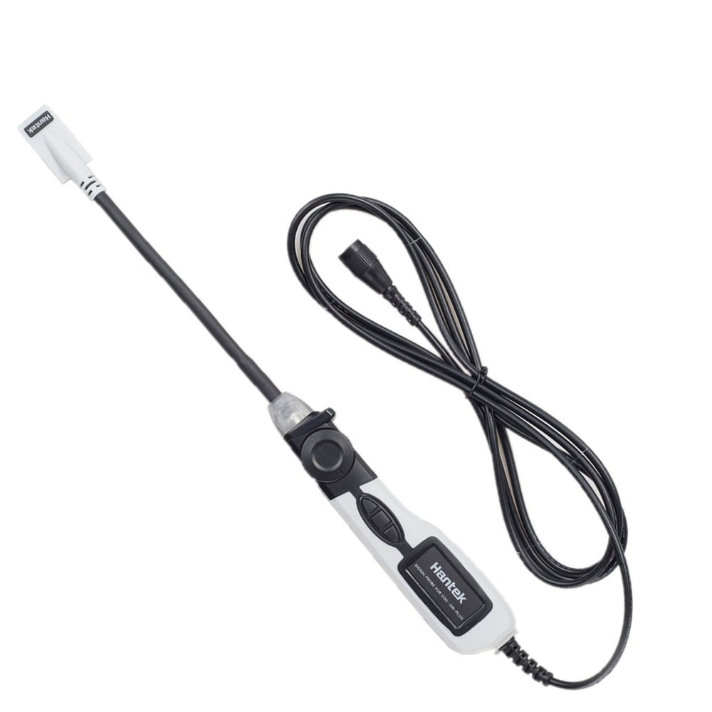 Hantek HT25COP front view showing clip and LED for fast connection