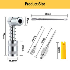 HANTUO 90° adapter with rigid extension showing access to tight angles