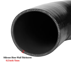 Haturmyko 90° bend radius detail highlighting smooth interior and consistent wall thickness benefit