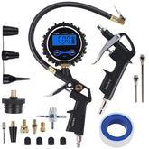 Hausse front view kit showing all included tools and adaptors for versatile use