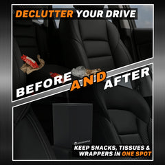 HAUSSIMPLE flip lid closed keeping trash concealed and odor reduced
