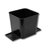 HAUSSIMPLE front view of trash can showing compact design and easy access