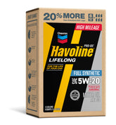Havoline front label showing product and key benefits