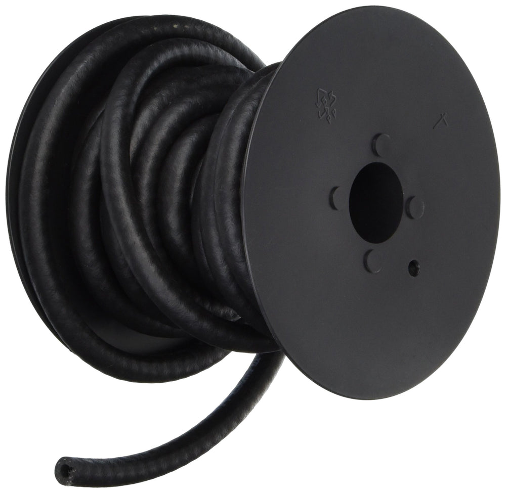 HBD Industries hose front view showing black tubing and durable construction benefit