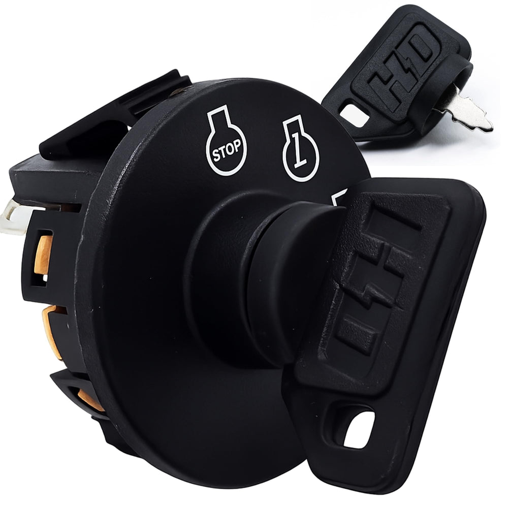 HD Switch front profile showing switch face and key slot for improved reliability