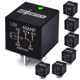 HD Switch relays front pack view showing six relays and packaging, clear product overview