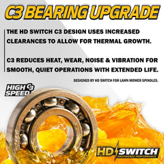 HD Switch bearing beside ruler displaying size and scale for correct fit verification