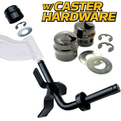 HD Switch shim washers and E-clip detail for correct spindle alignment and retention