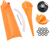 HDBUBALUS kit front layout showing tools for cleaner oil changes