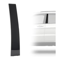 HECASA B pillar molding front view showing fit and clean lines for aesthetic upgrade