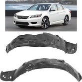 HECASA front fender liner front view showing fit and protection benefits