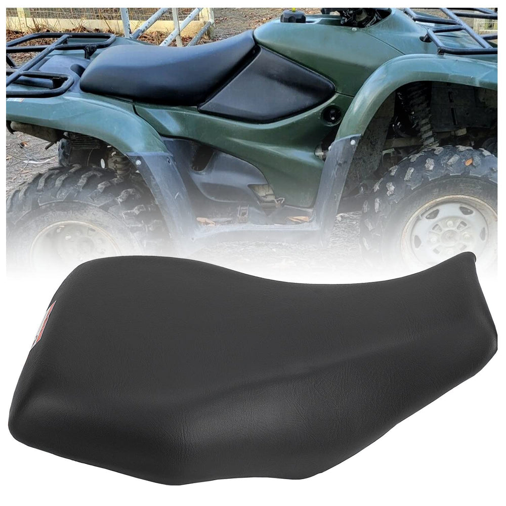 HECASA front view of complete seat showing sleek black finish and improved comfort