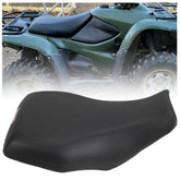 HECASA front view of complete seat showing sleek black finish and improved comfort