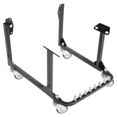 HECASA front view cradle stand showing sturdy support and mobility