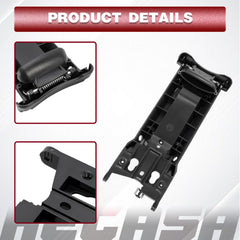 HECASA mounting hardware and parts laid out for easier installation
