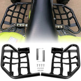 HECASA nerf bars front view showing full fit and protection