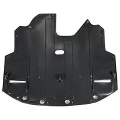 HECASA splash shield front view showing full shape and coverage