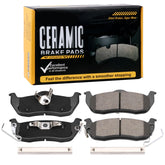HECHENQICHE front packaging showing complete rear pad kit and labels