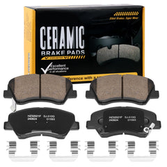 HECHENQICHE front pads front view showing fit and clean finish benefits