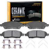 HECHENQICHE front brake pads kit packaging showing included pads benefit clear identification