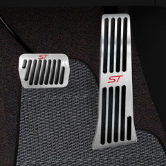 Hecotrax front view of both pedal covers showing sleek finish and improved grip