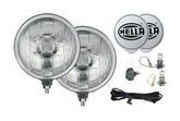HELLA front-facing 500 Series lamps showing clear beam focus and extra range