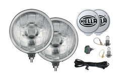 HELLA front-facing 500 Series lamps showing clear beam focus and extra range