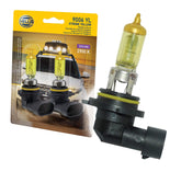 Hella 9006 YL front packaging showing twin blister pack and product branding for easy identification