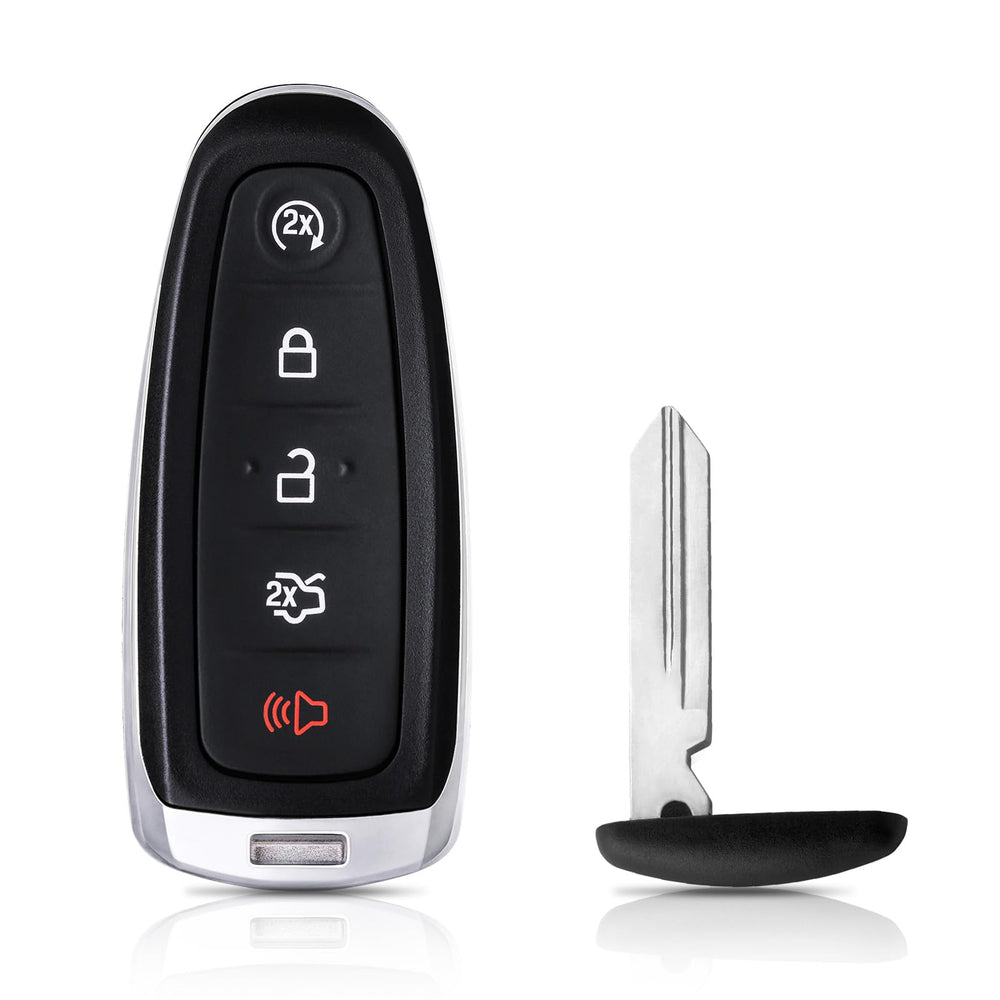 HelloAuto front view assembled fob showing clean factory look and easy replacement