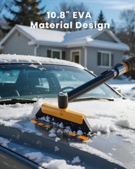 helloleiboo fully extended reach clearing roof edge for faster snow removal