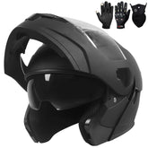 helmelkin front view black helmet showing sleek aerodynamic shell and protection