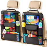 Helteko front view of both organizers showing full coverage and neat storage