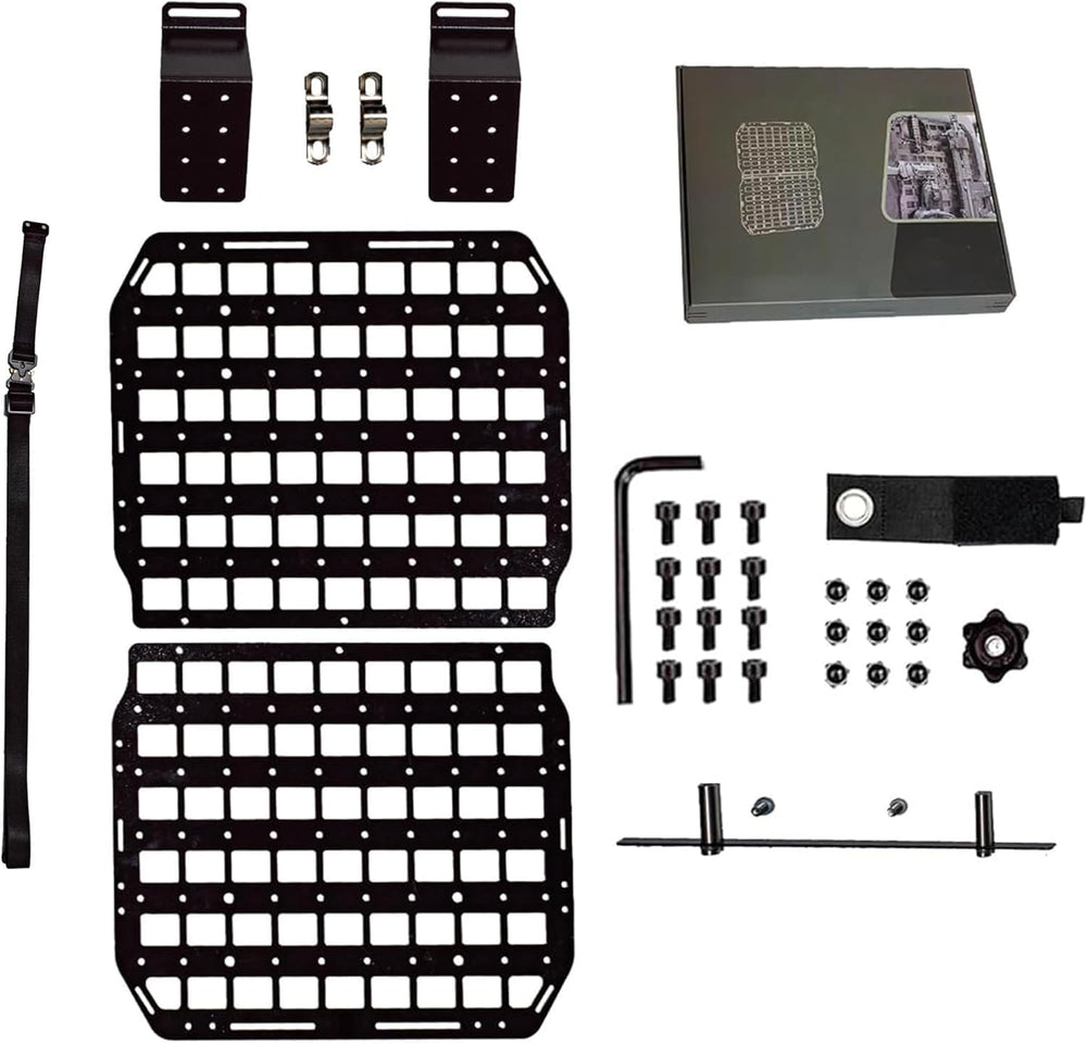 HEMSK DAYS front panel full view showing rigid aluminum and organized layout benefits