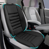 Heonay front view of cushion set showing sleek black cover and protection benefit