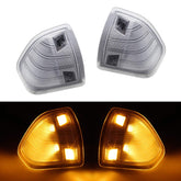 HERCOO front view of left and right replacement lenses showing fit and finish