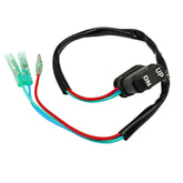 Heurofosh front view of trim tilt switch showing controls and easy installation benefit