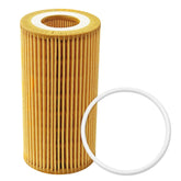 Heurofosh front view oil filter showing label and fitment benefit
