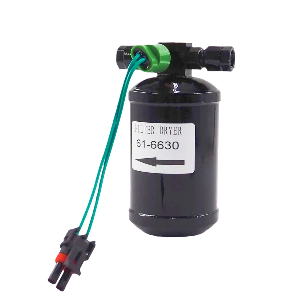 HFQTZSSL receiver drier front view showing compact OEM fit benefits