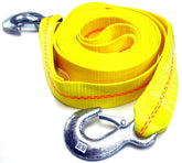 HFS front view of tow strap packaging showing full product and rating benefit