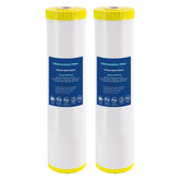 H&G lifestyles front view of deionization filter showing compact design and easy fit